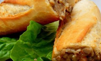 Домашние хот-доги с грибами