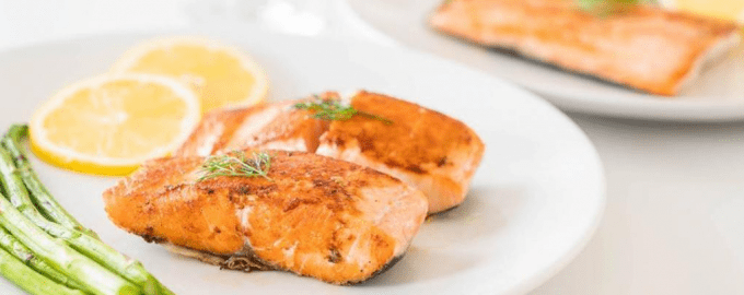 Лосось в панировке