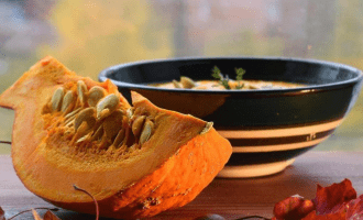 Тыквенная каша на молоке