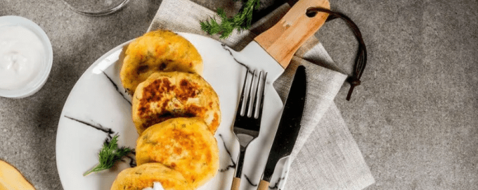 Оладьи из картофельного пюре