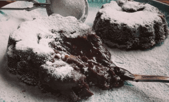 Шоколадный фондан