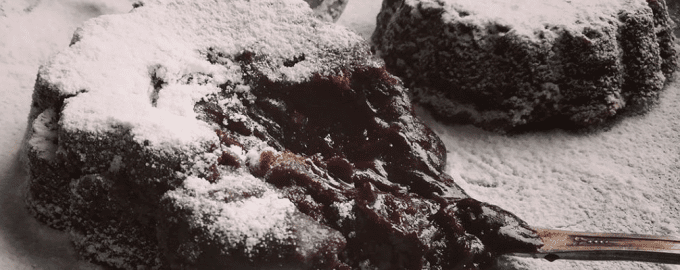 Шоколадный фондан