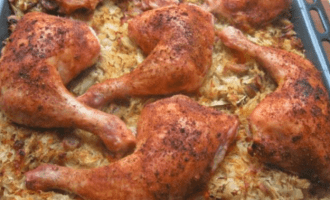 Окорочка с квашеной капустой