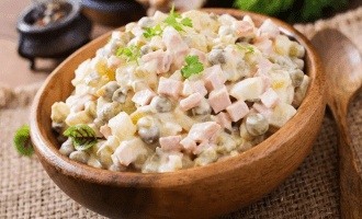 Оливье рецепт классический с колбасой