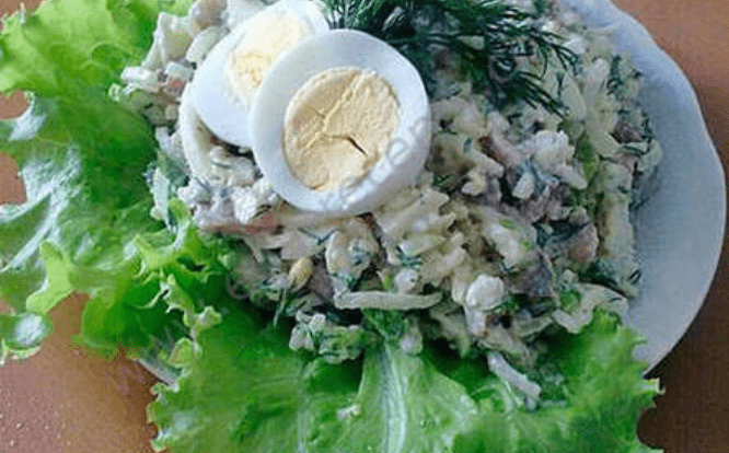 Салат из селедки